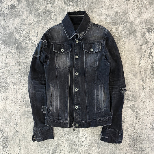 L.G.B. Thrashed Layered Denim Jacket