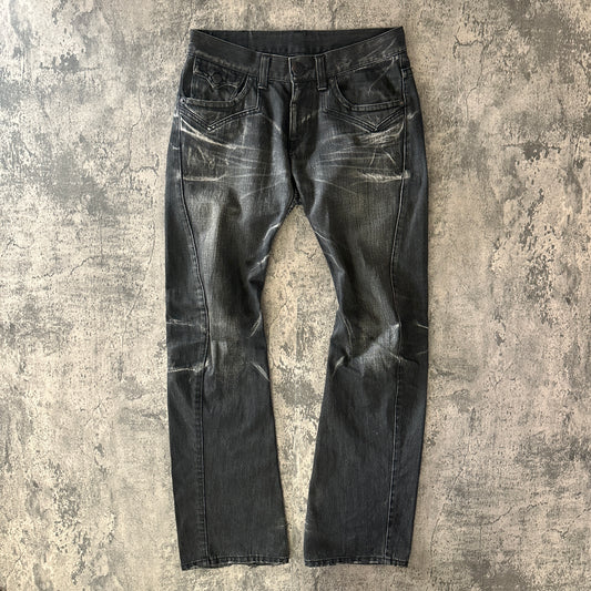 Rattle Trap Faded Bootcut Denim