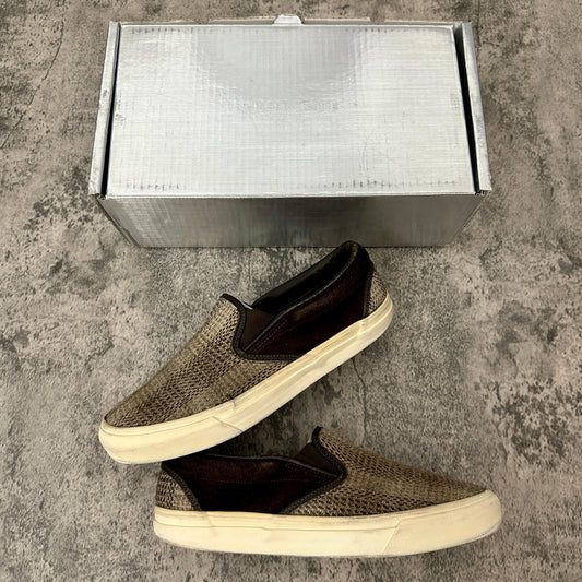 AW02 Number (N)ine Tweed Slip-Ons