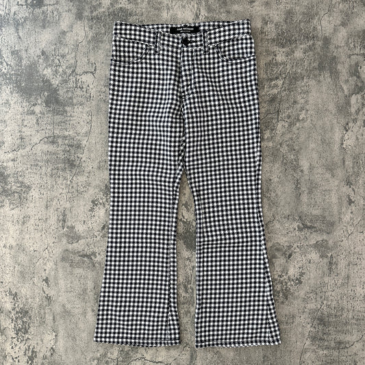 AW03 Junya Watanabe Houndstooth Bootcut Pants