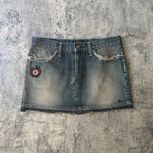 AW09 Undercover x Gilapple Distressed Mini Skirt